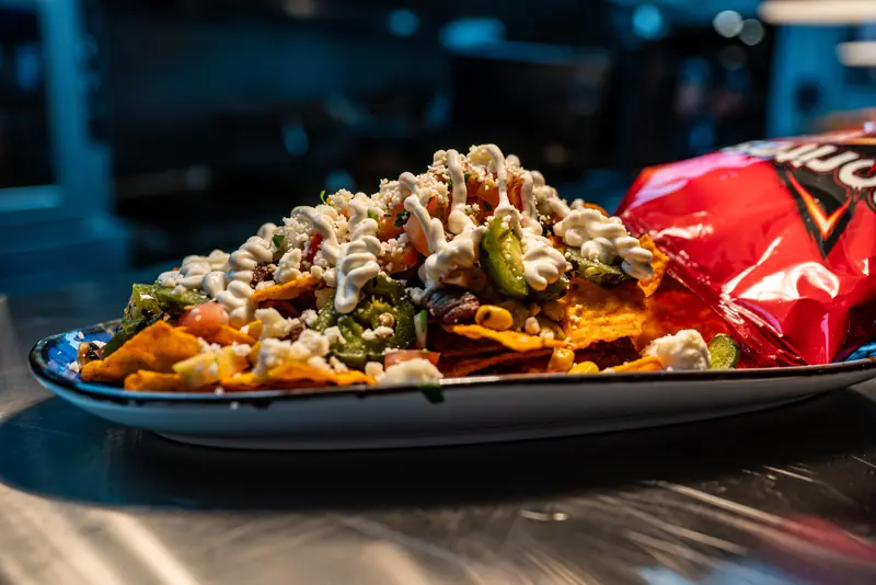 Doritos Nachos Locos loaded with carne asada